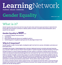 Stejl usund F.Kr. Issue 10: Gender Equality - Learning Network - Western University